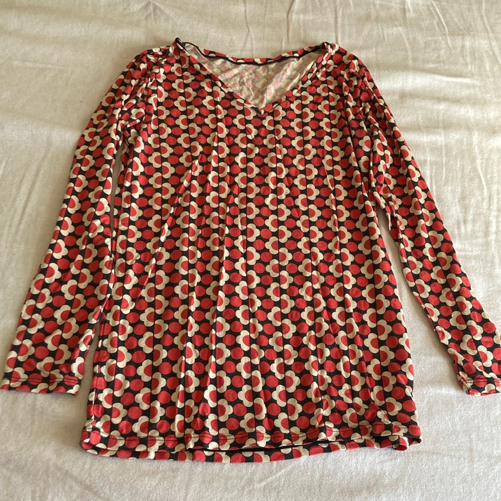 uniqlo x orla kiely heattech shirt